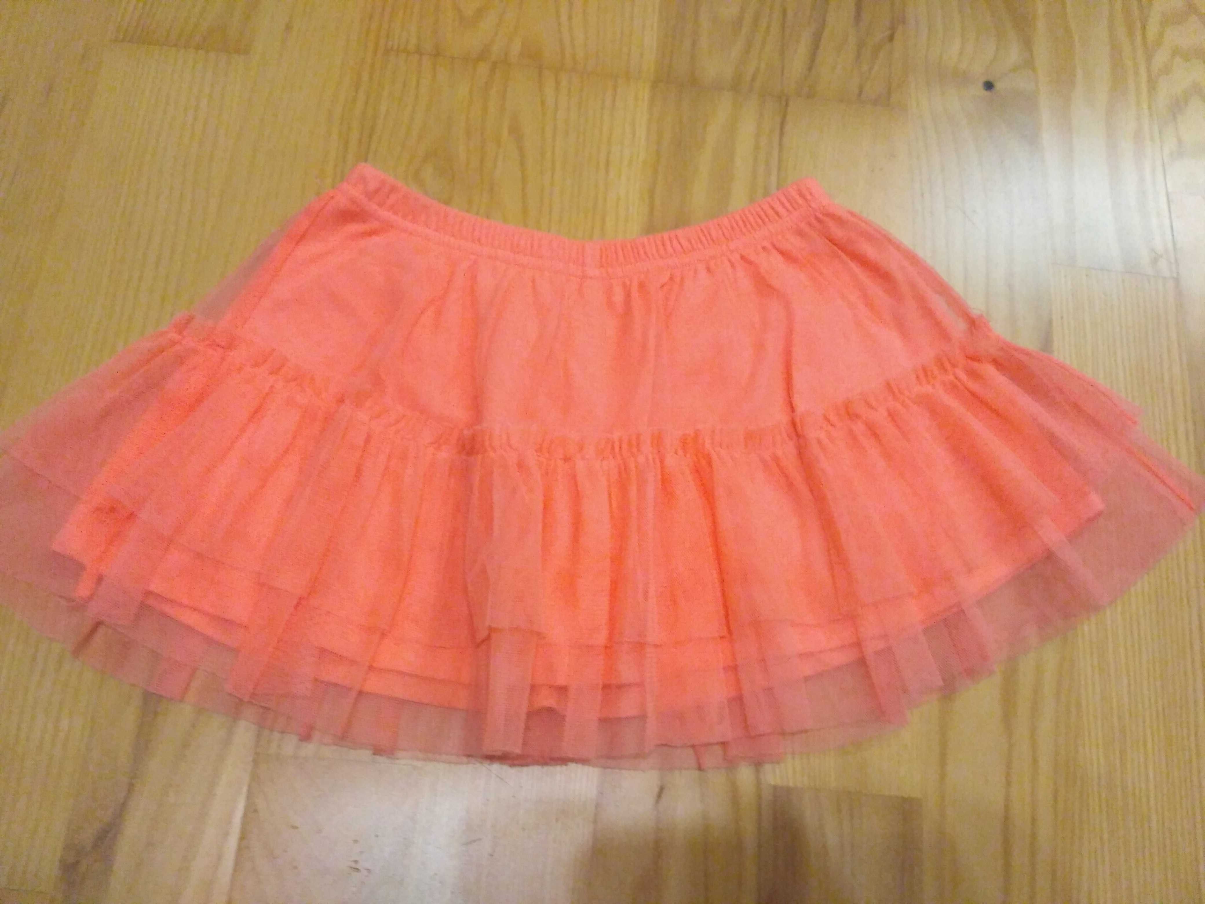 pomarańczowa tiulowa spódnica tutu spódniczka 92/98 jumping beans 3T