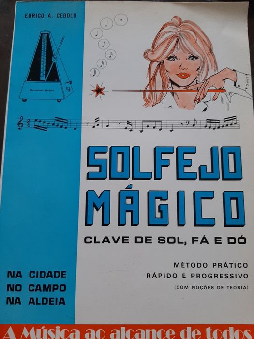 Livro o Solfejo mágico, A musica ao alcance de todos.Eurico A. Cebolo