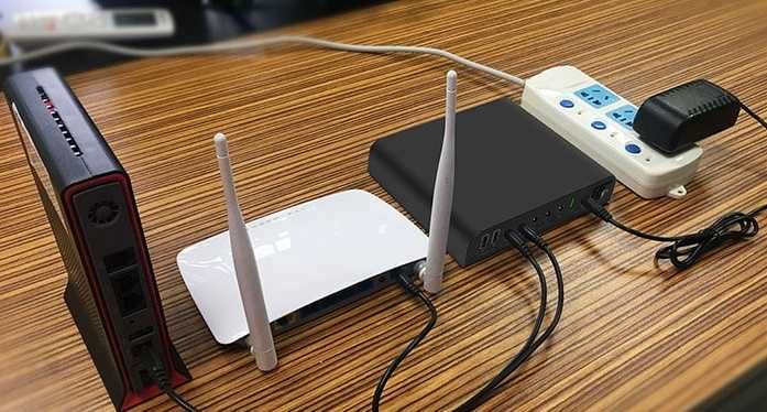 Mini UPS для роутера / модема / інтернету міні ДБЖ ББЖ УПС 24000 mah