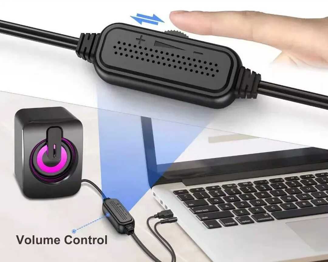 Колонки для комп'ютера USB. Акустична система для ПК та ноутбука