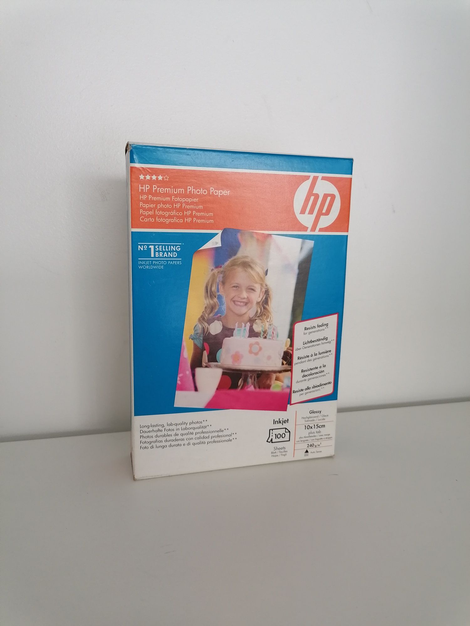 Papel de fotografia HP novo e selado