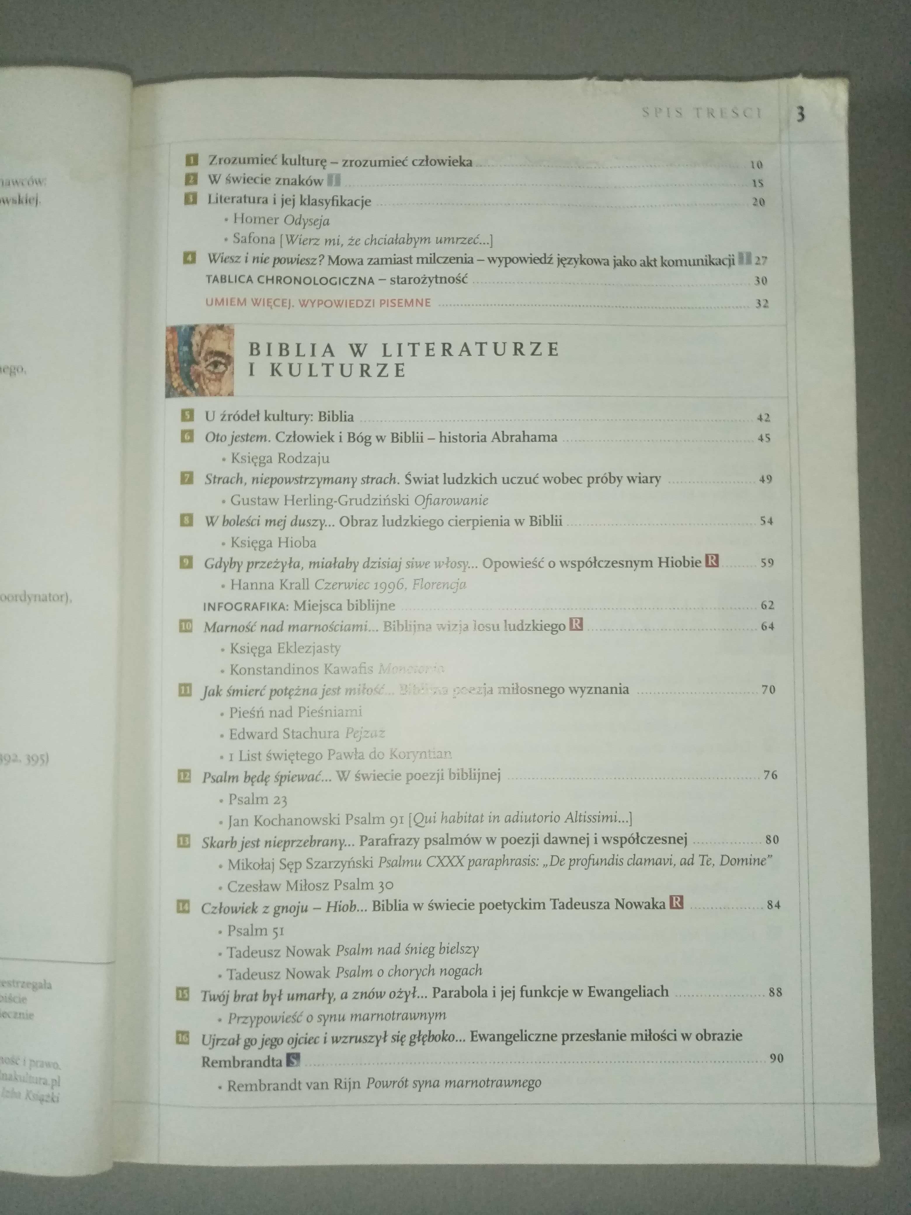 Nowe zrozumieć tekst, zrozumieć człowieka, klasa 1,część 1,D.Chemperek