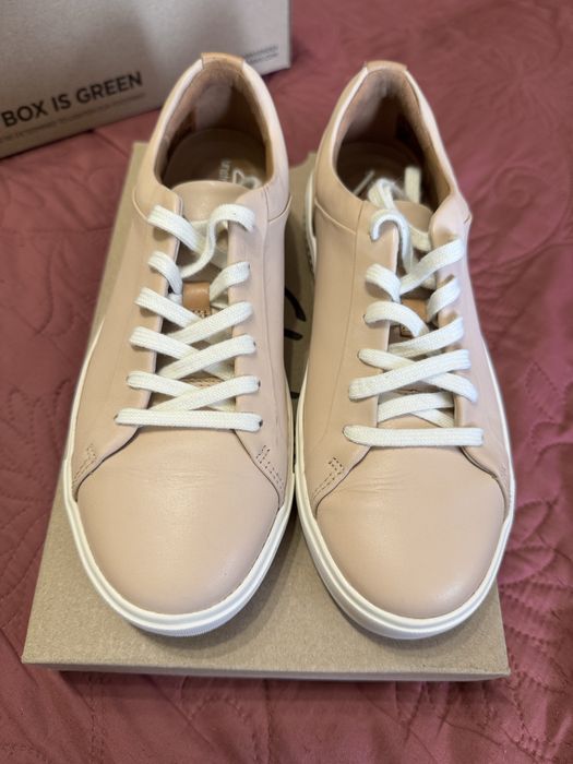 Кеди шкіряні низькі жіночі Clarks