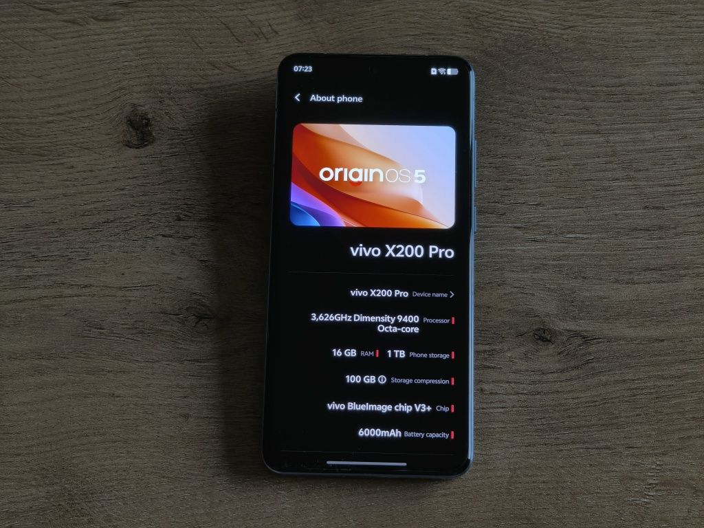 Vivo X200 Pro 16GB/1TB, niebieski, wersja CN