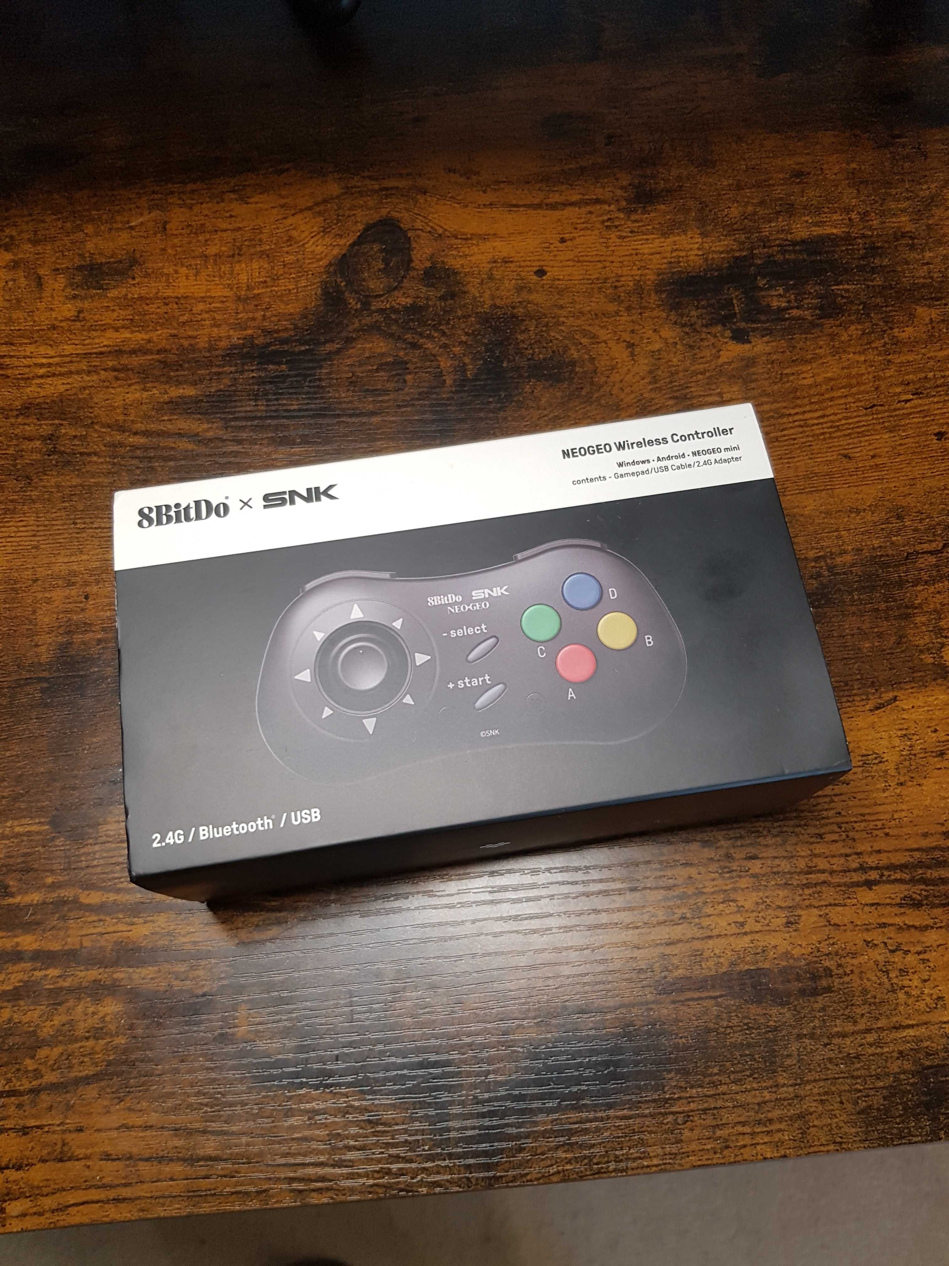 NOWY pad 8BitDo x SNK NEOGEO Kontroler / NEOGEO mini, Android, PC