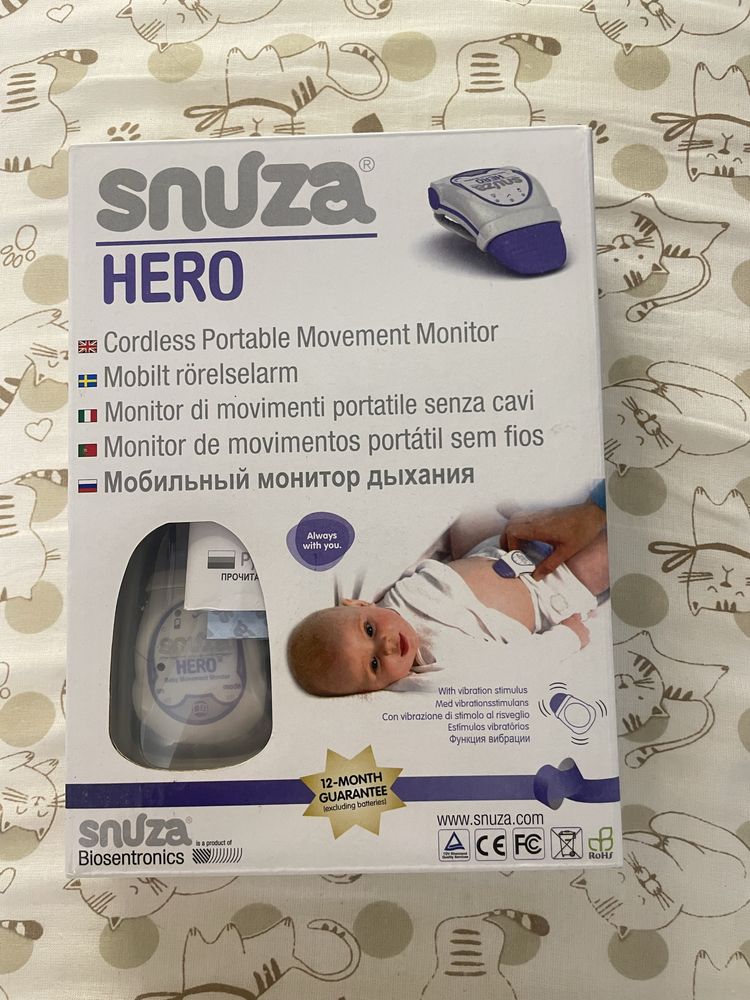 Монітор дихання для новонароджених Hero Snuza MD