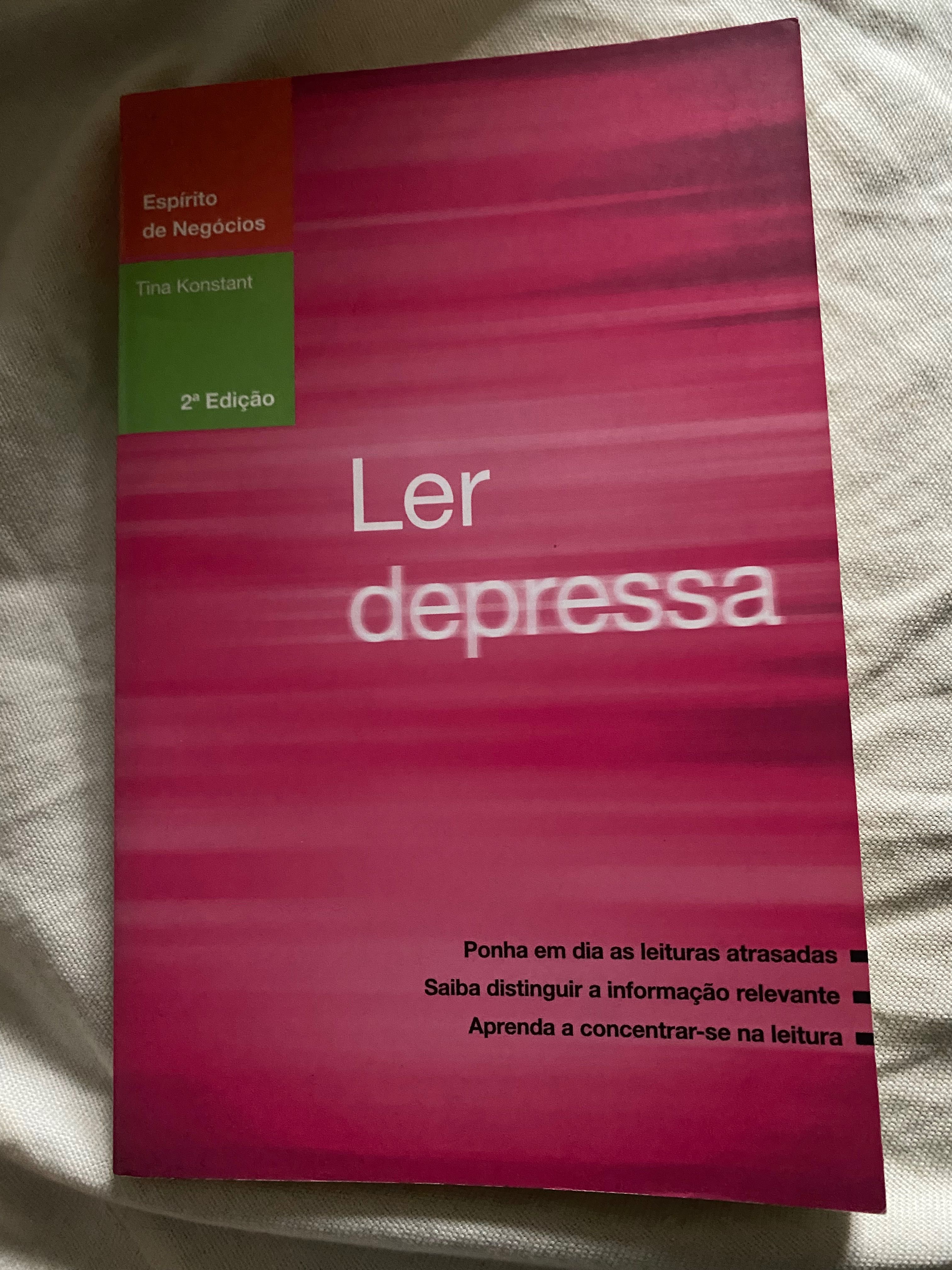 Livro: Ler depressa - Tina Konstant