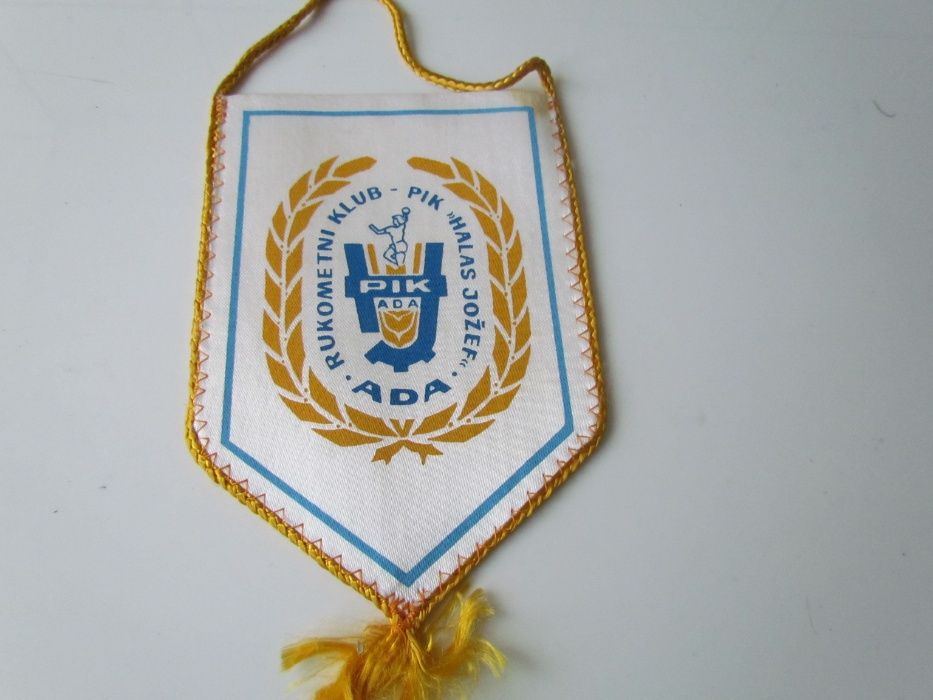 Proporczyk Halas Jozef ADA Klub Sportowy Piłka Ręczna Serbia lata 80