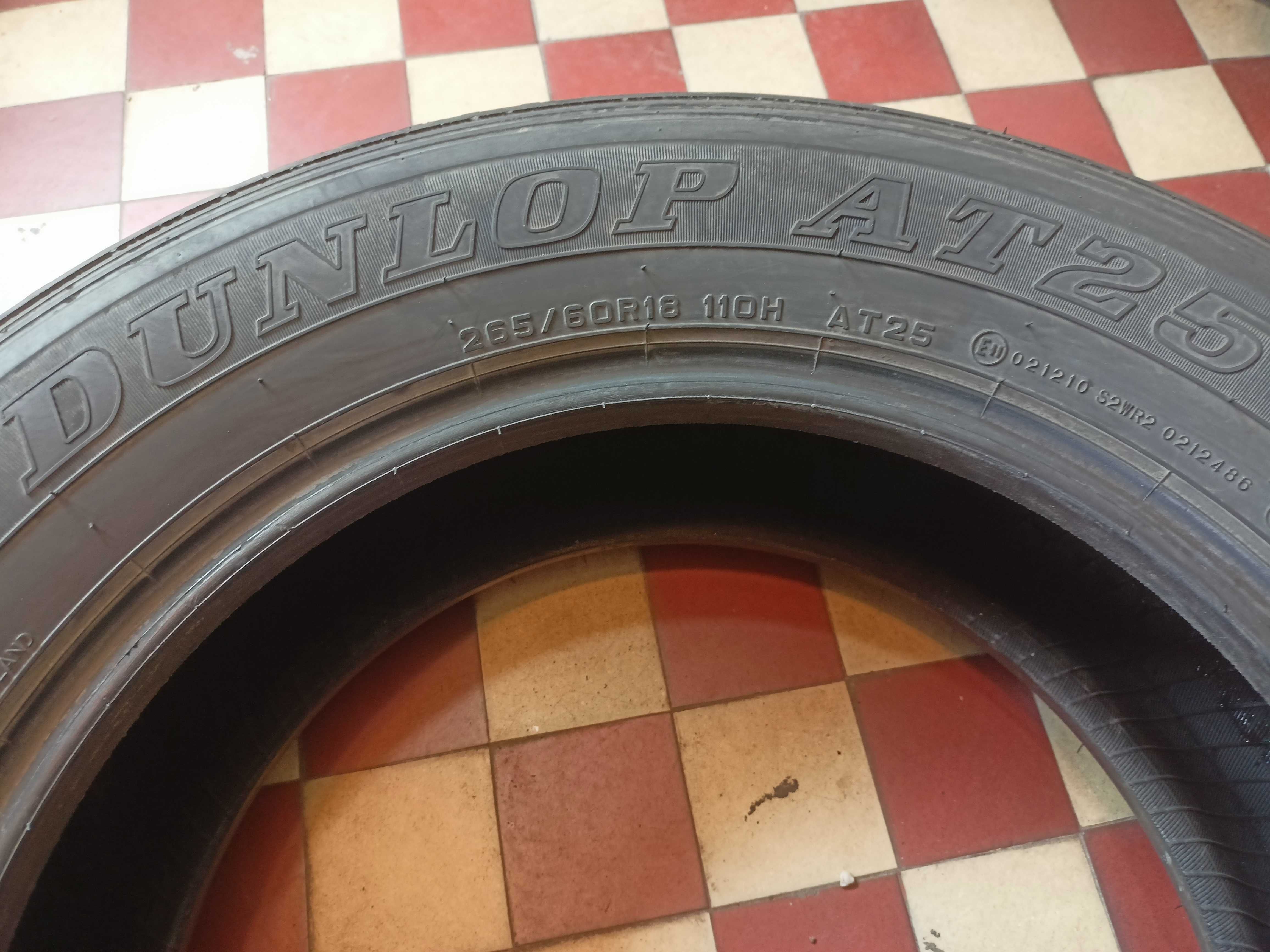 Dunlop AT25 Grandtrek 265/60R18 110H #653&