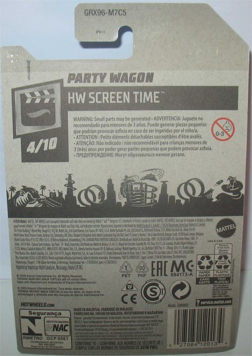 Hot Wheels - Party Wagon - Teenage Mutant Ninja Turtles (2021)