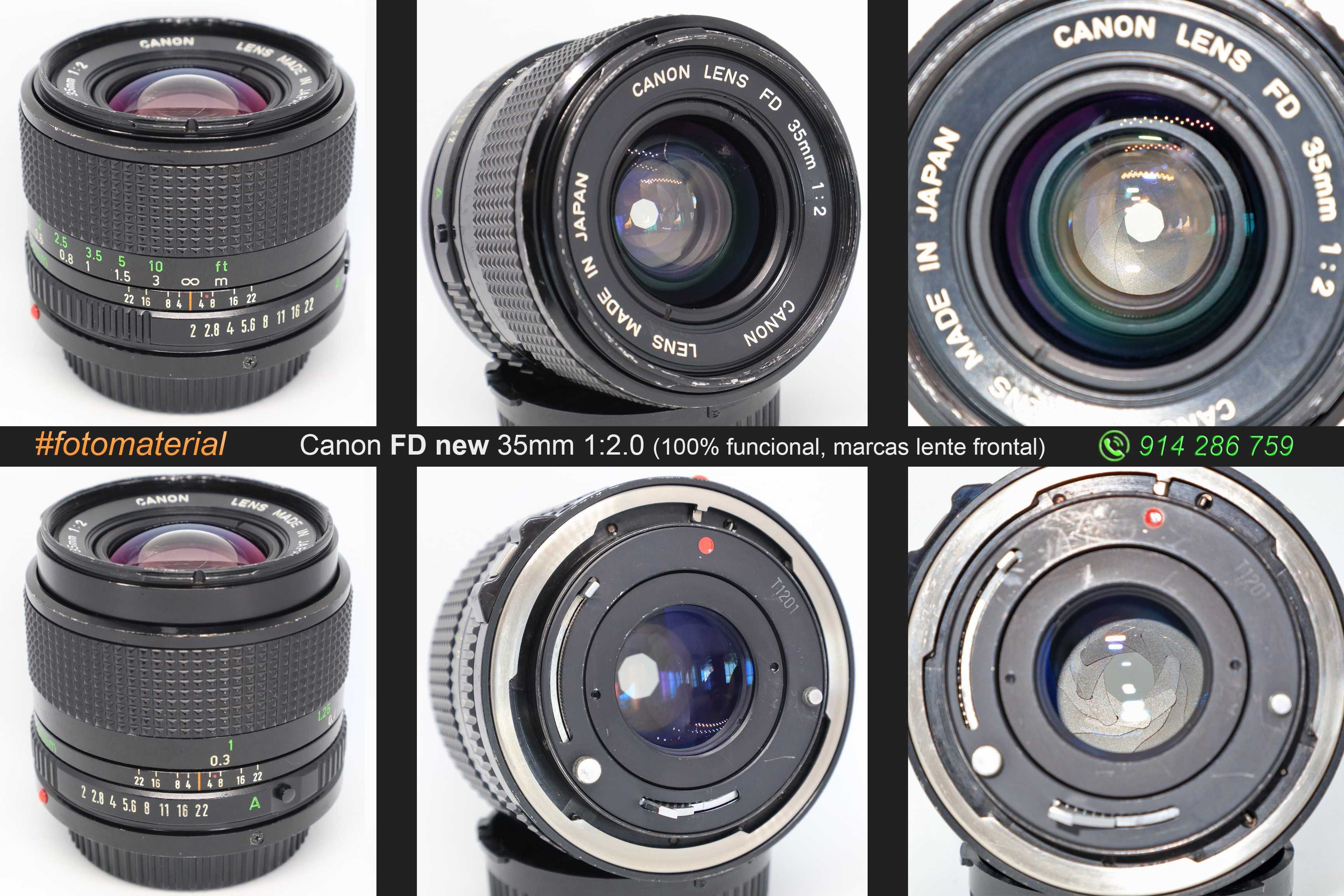 Objetivas 24mm / 28mm / 35mm (Canon FD | M42 | Olympus OM)