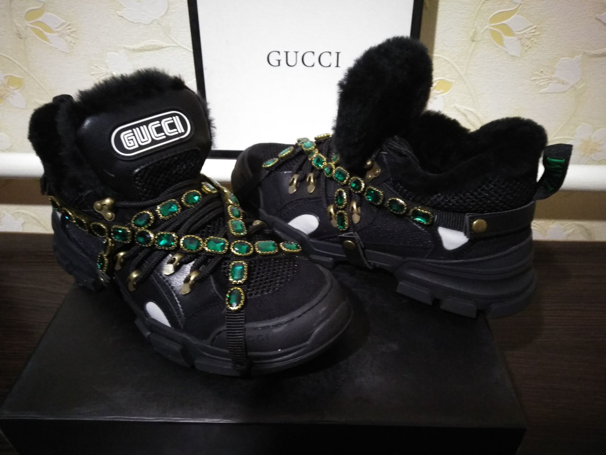 Gucci Брендовые осень/зима кроссовки made in Italy