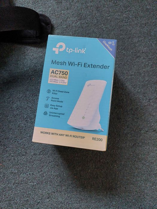 ### Wzmacniacz sieci TP-LINK RE200 2.4 / 5 GHz, Wi-Fi 5 ###