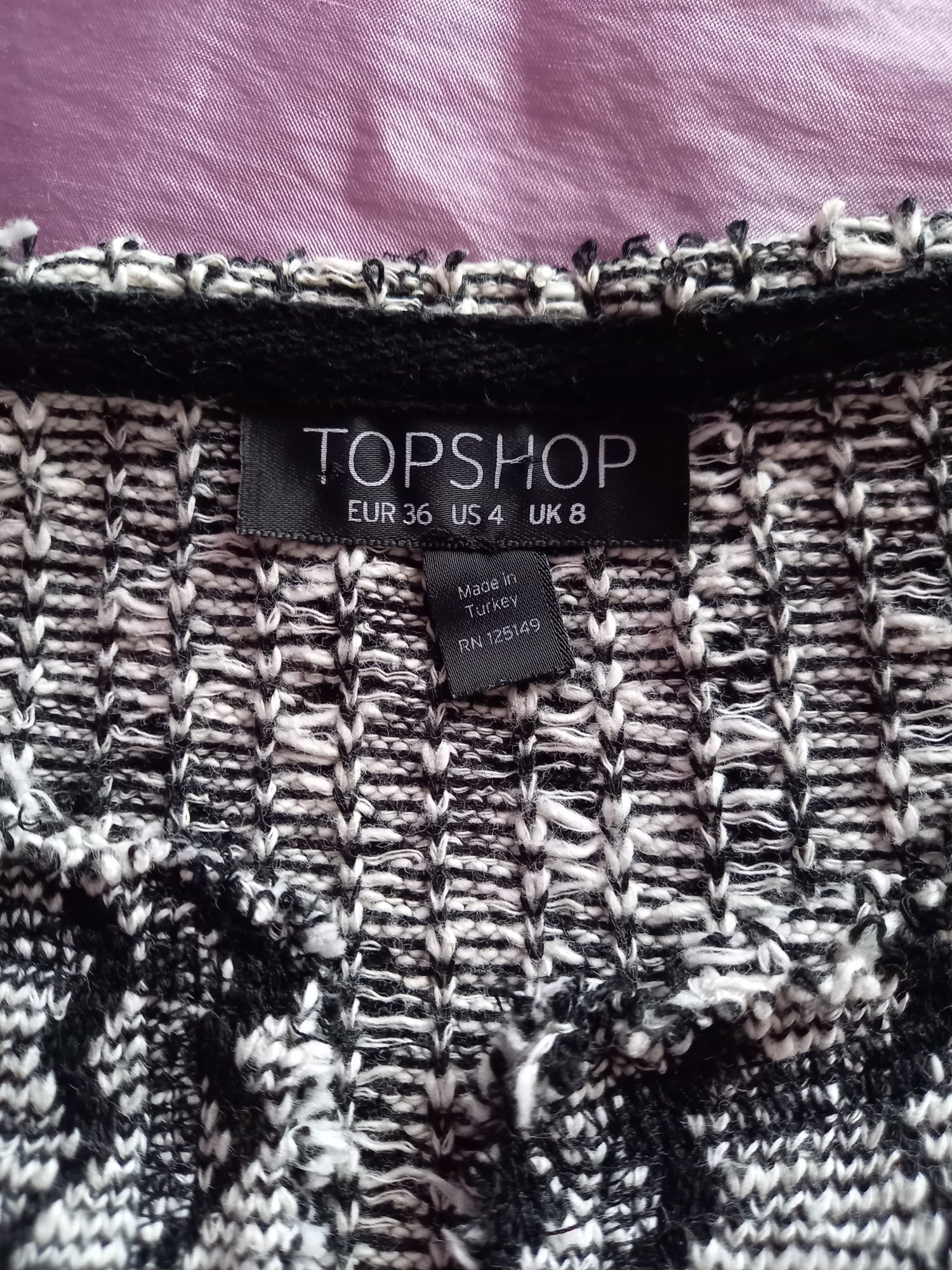 Kardigan TOPSHOP 8 w zygzaki