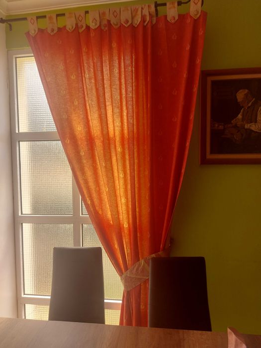 2 pares de cortinas grossas