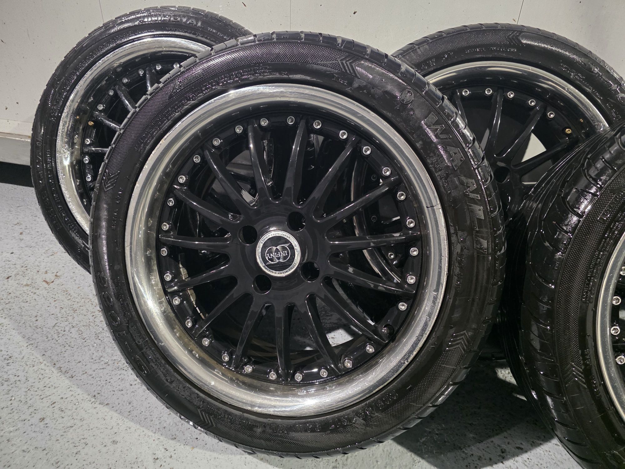 Jantes 17 4X108 c/pneus 225/45R17