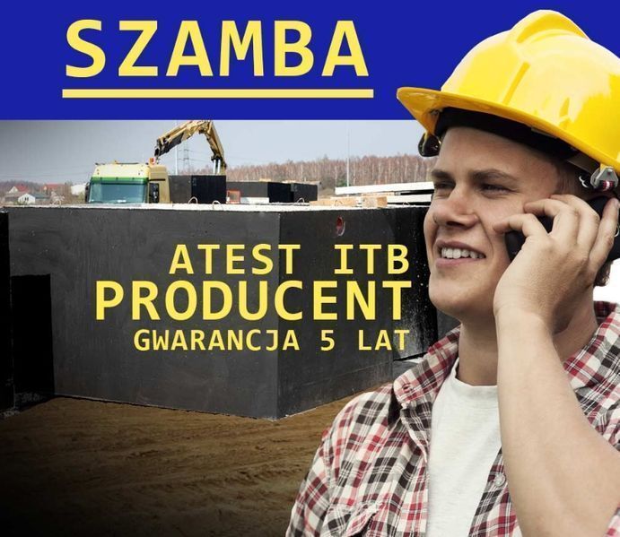 SZAMBO 10m3 GDAŃSK SZAMBA betonowe producent Zbiorniki ITB PZH tanie
