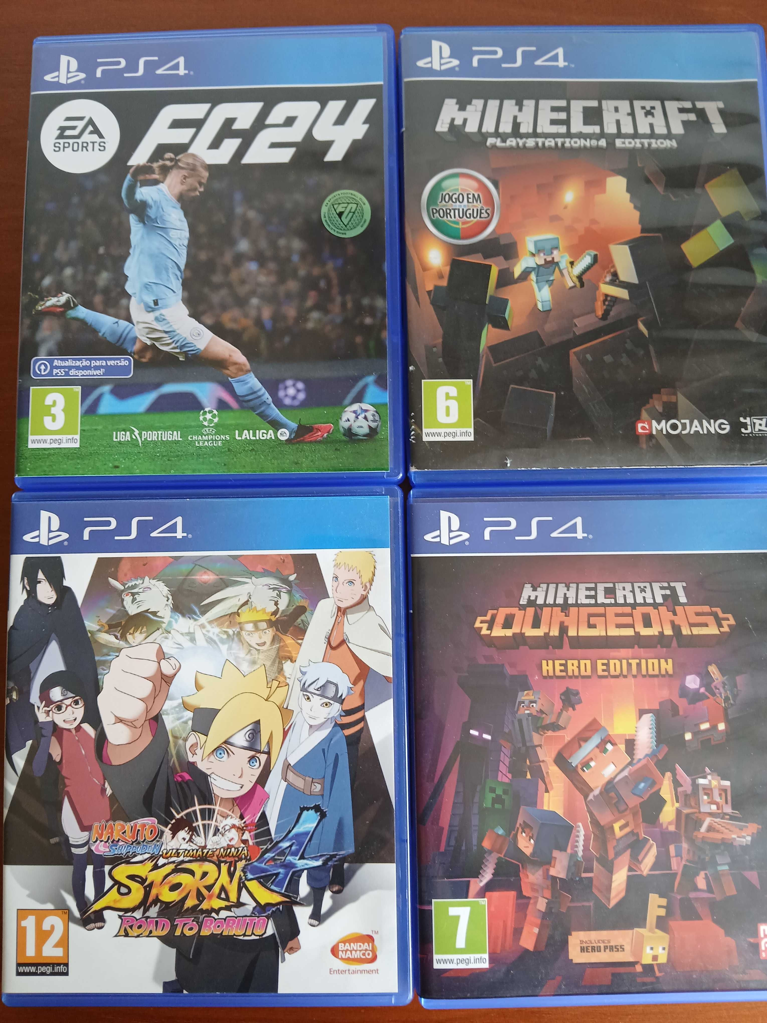Jogos PS4 usados como novos