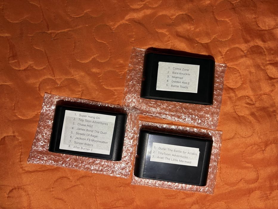 Продам ігри на Sega Mega Drive Sega 16 bit