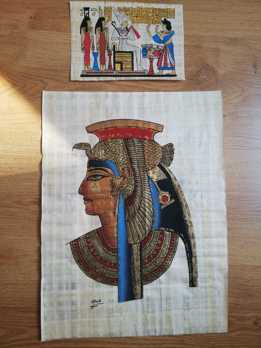 Papirus egipski 2 sztuki