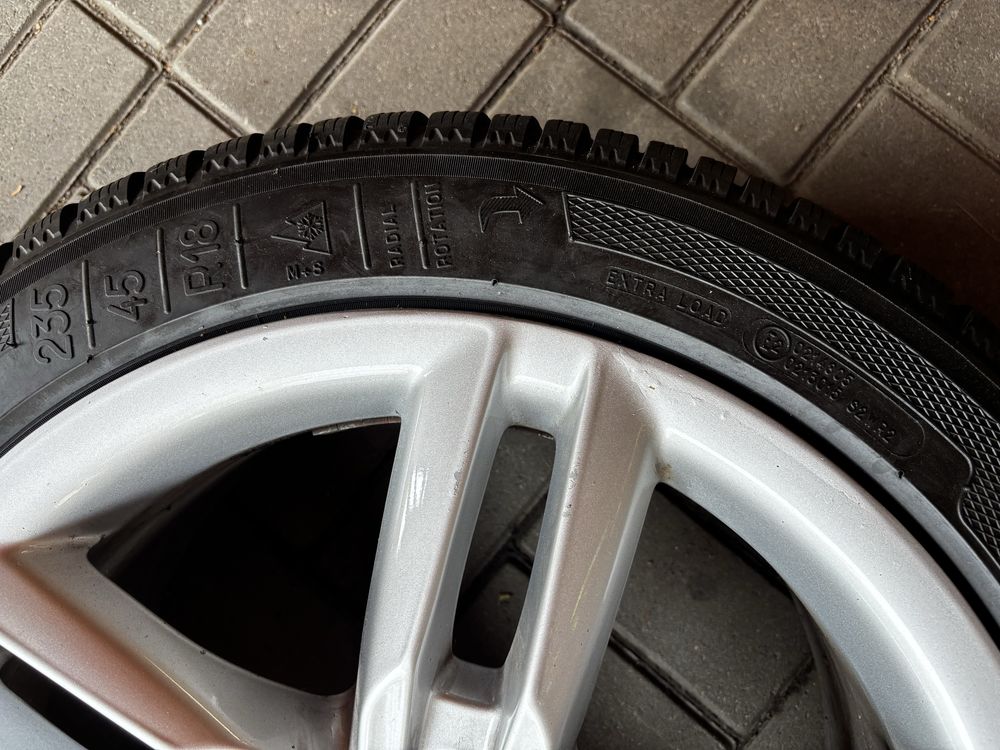 Koła zimowe oryginalne Audi 18”, 5x112, Krisalp HP2 235/45