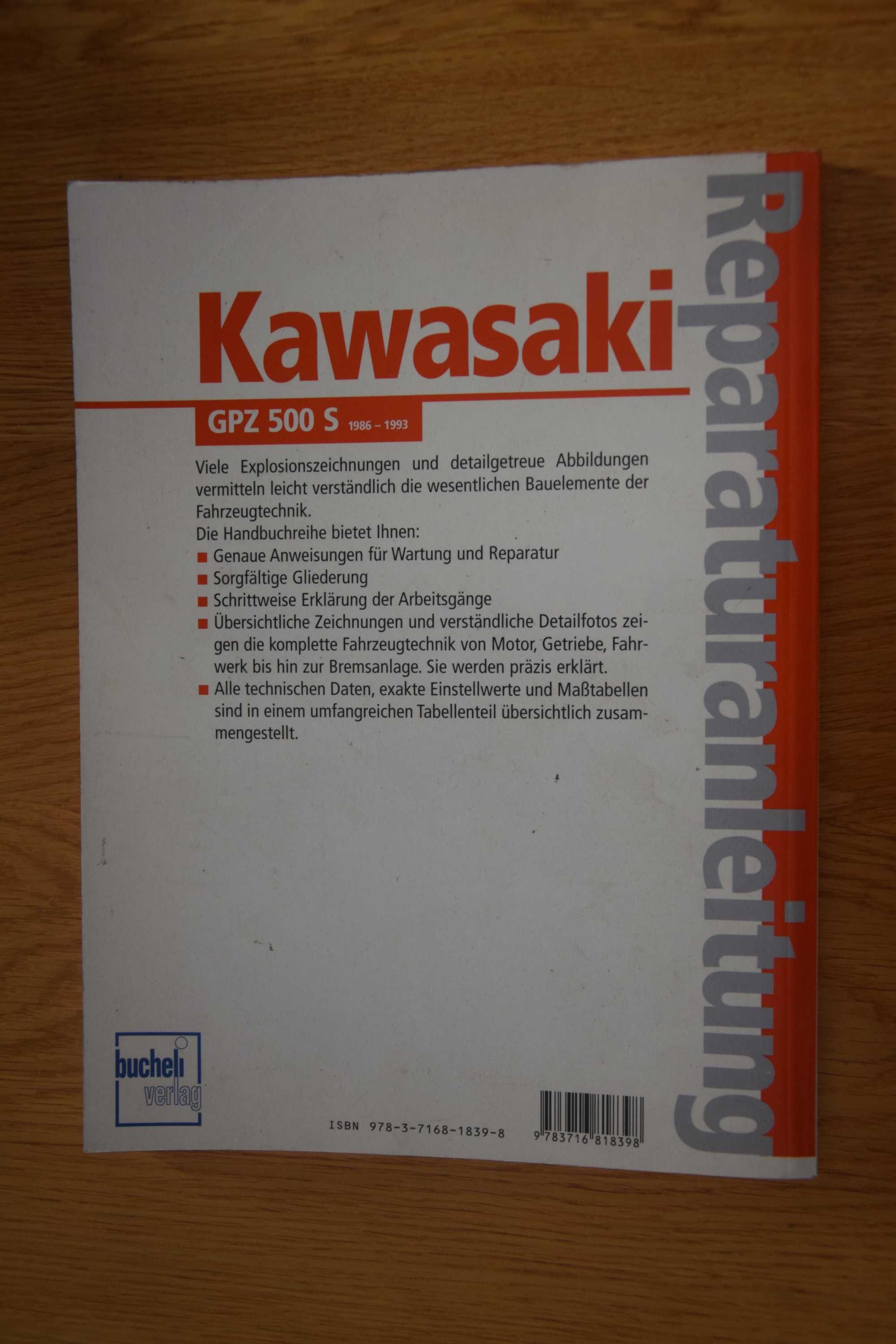 Instrukcja Katalog KAWASAKI GPZ 500S