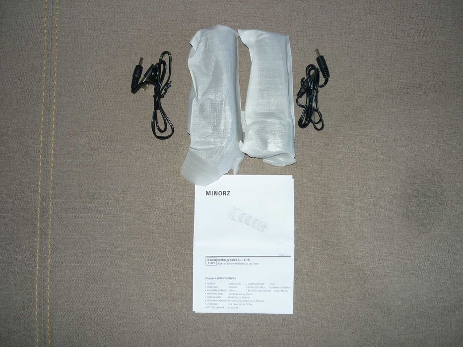 Mini latarka taktyczna LED 2 szt.