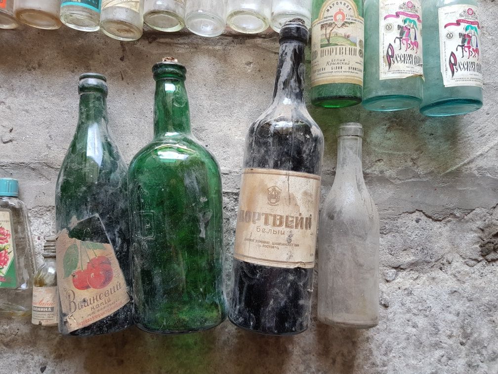 Бутылки пустые из СССР
