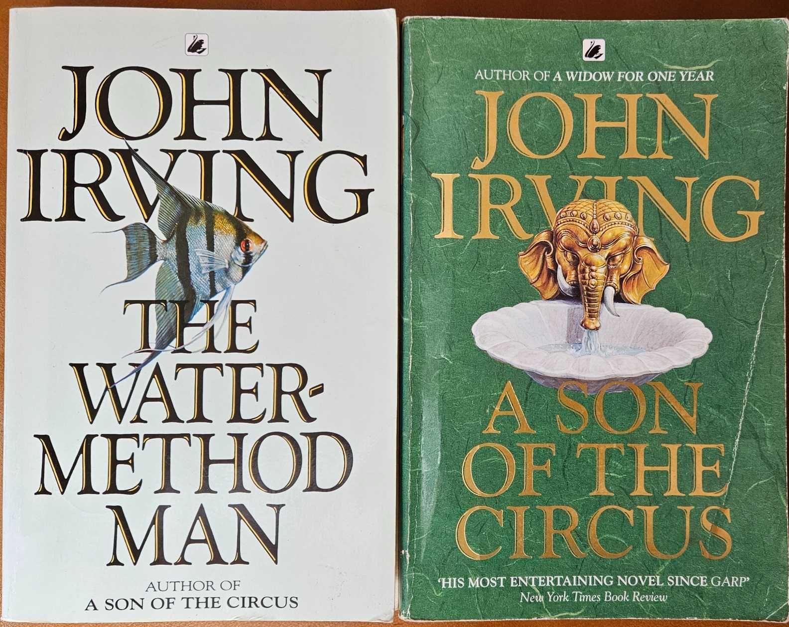 2 x John Irving -A Son of the Circus, The Water-Method Man