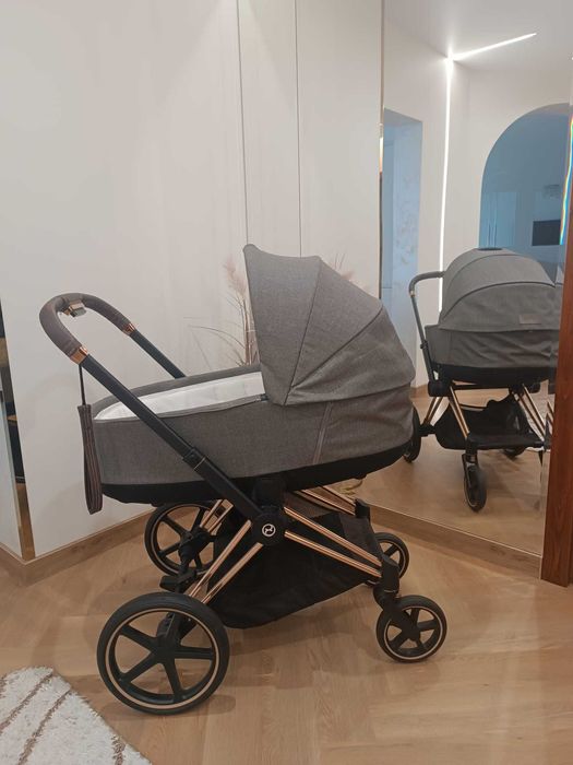 CYBEX PRIAM 2.0 stelaż , gondola , spacerówka - Stan Bardzo Dobry