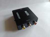 Перехідник конвертор адаптер з HDMI на RCA (AV тюльпан). HDMI2AV
