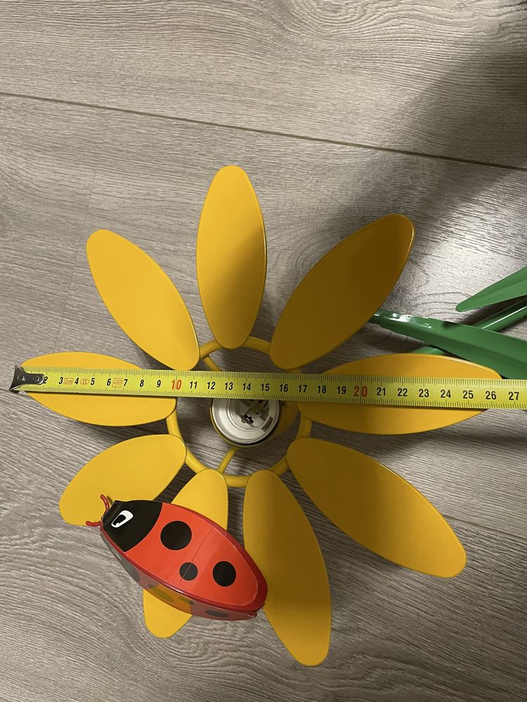 Potrójny żyrandol lampa sufitowa Kwiatki