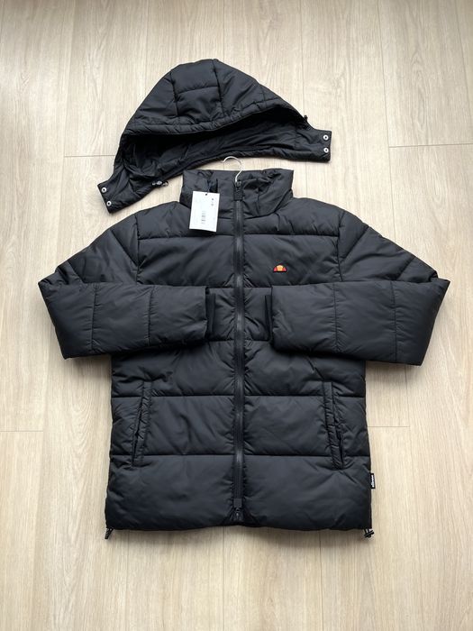 Оригінал Ellesse (S,L) Paddero Puffer Jacket Мужская Черная Зимняя