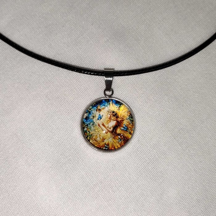 N164 Naszyjnik Wróżka Handmade