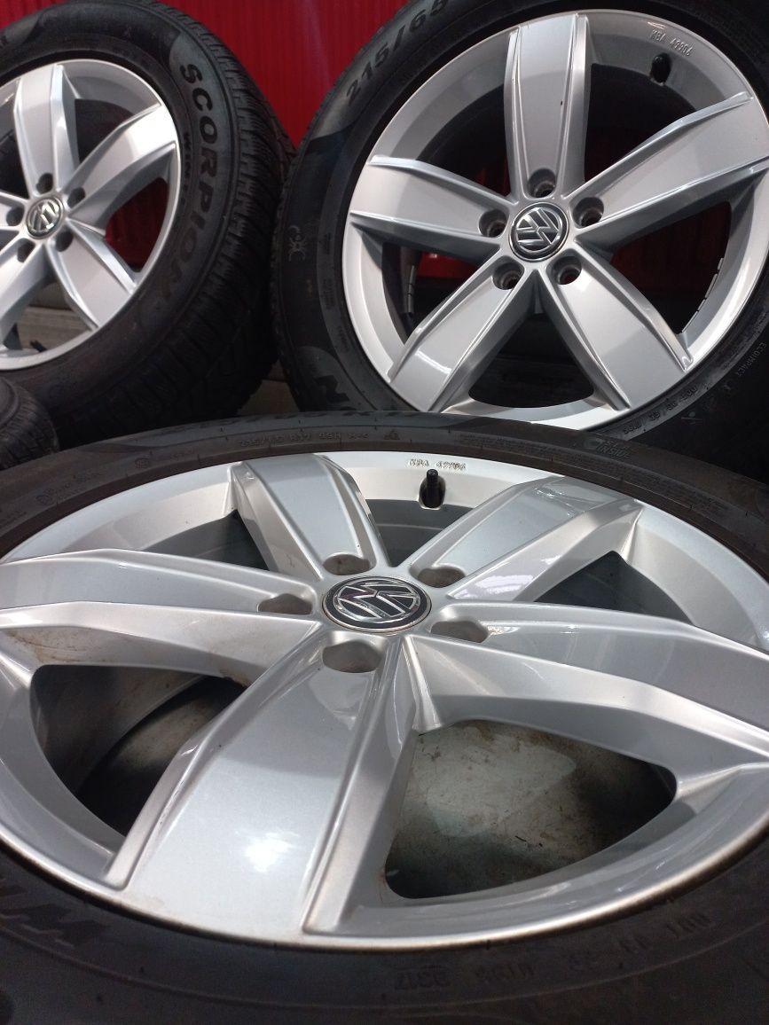 Oryginalne Felgi Aluminiowe VW 17" 5x112 6,5J ET38 Super Stan !