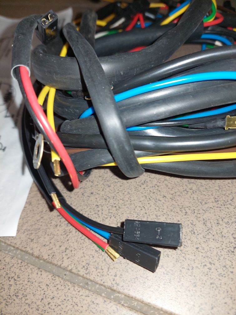 Nowa Polska kpl instalacja wiązka elektryczna junak m10+katalog rama