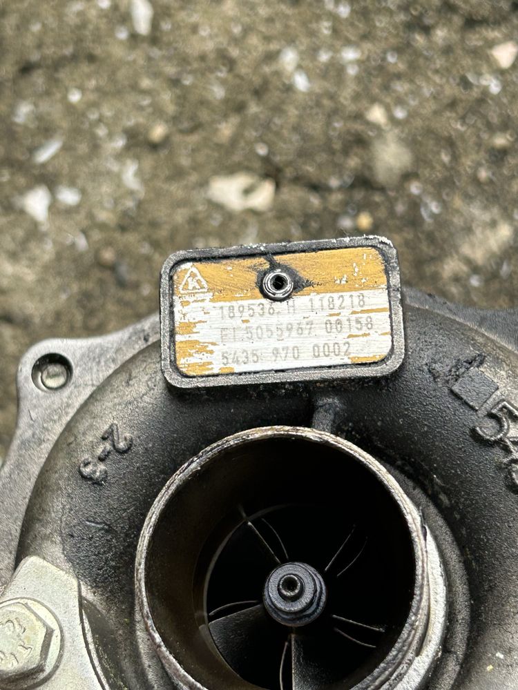 Turbo compressor renault 1.5 dci kkk ref na foto