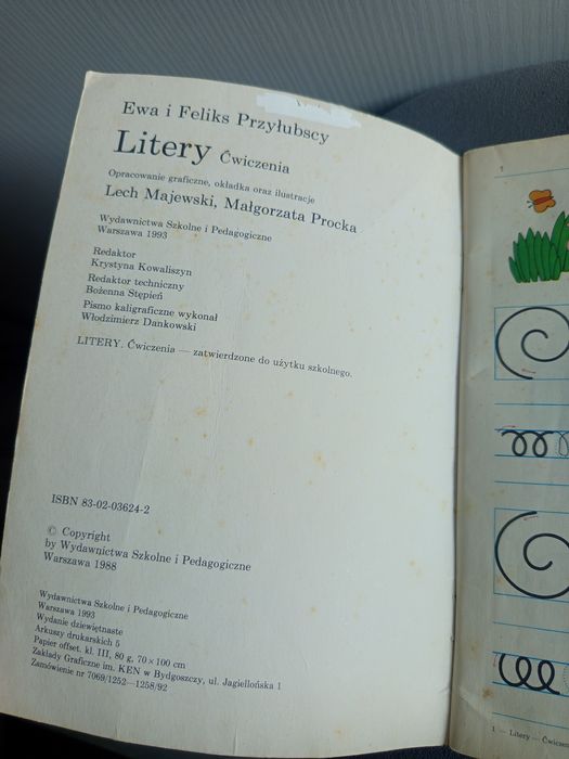 Litery ćwiczenia Ewa i Feliks Przyłubscy WSiP