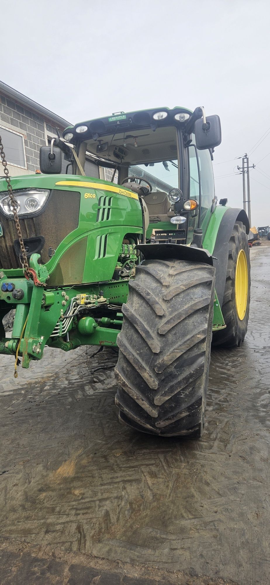 John Deere 6150R uszkodzony