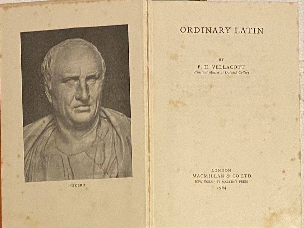 Ordinary Latin by P. H. Vellacott