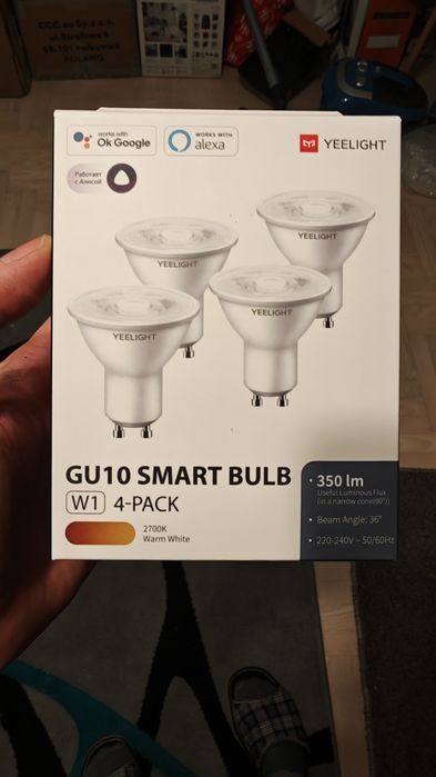Żarówki Yeelight W1 GU10 ściemnialna biała 4 sztuki - 3 opakowania