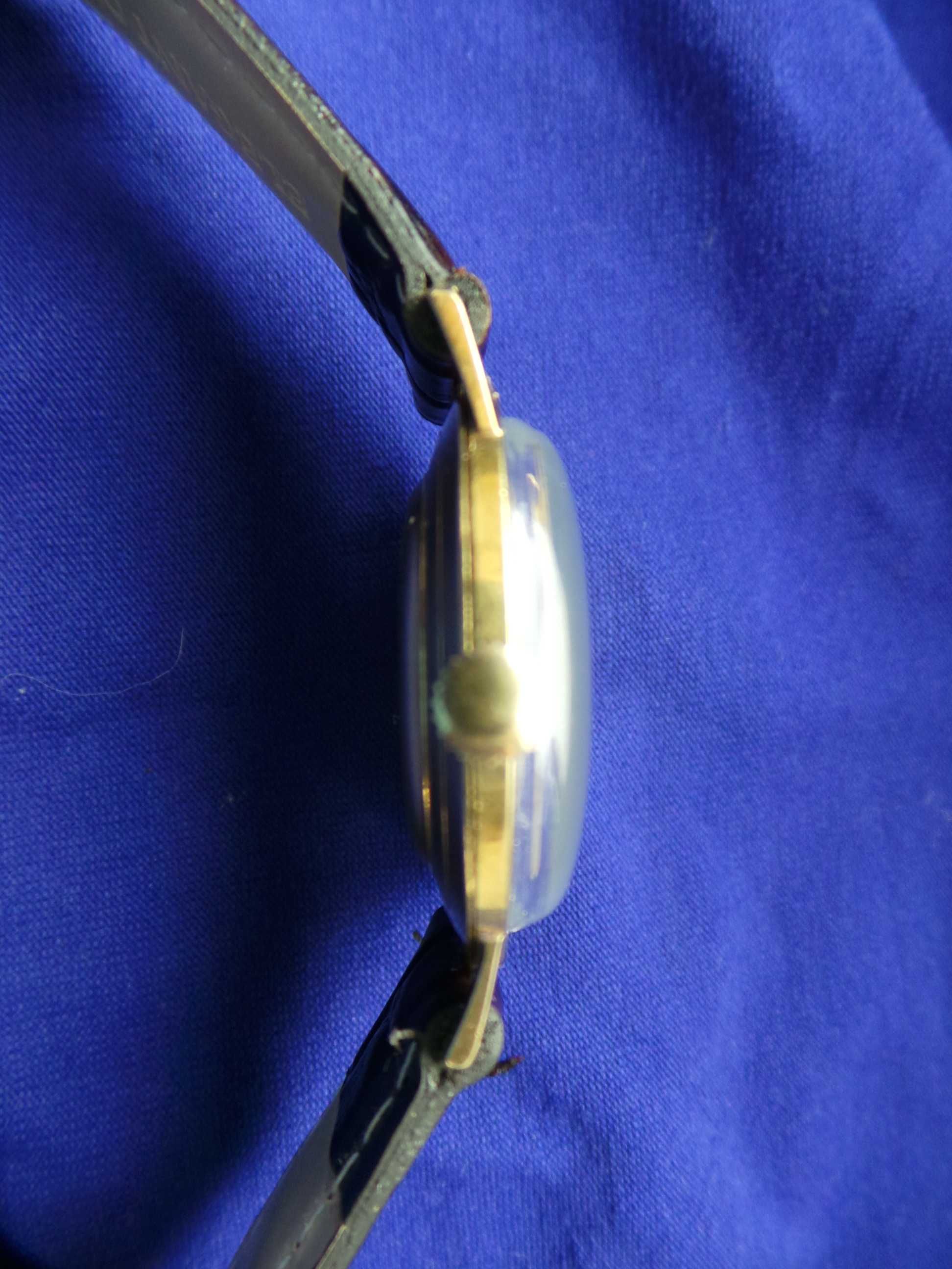 złoty zegarek zentra  automat 14k