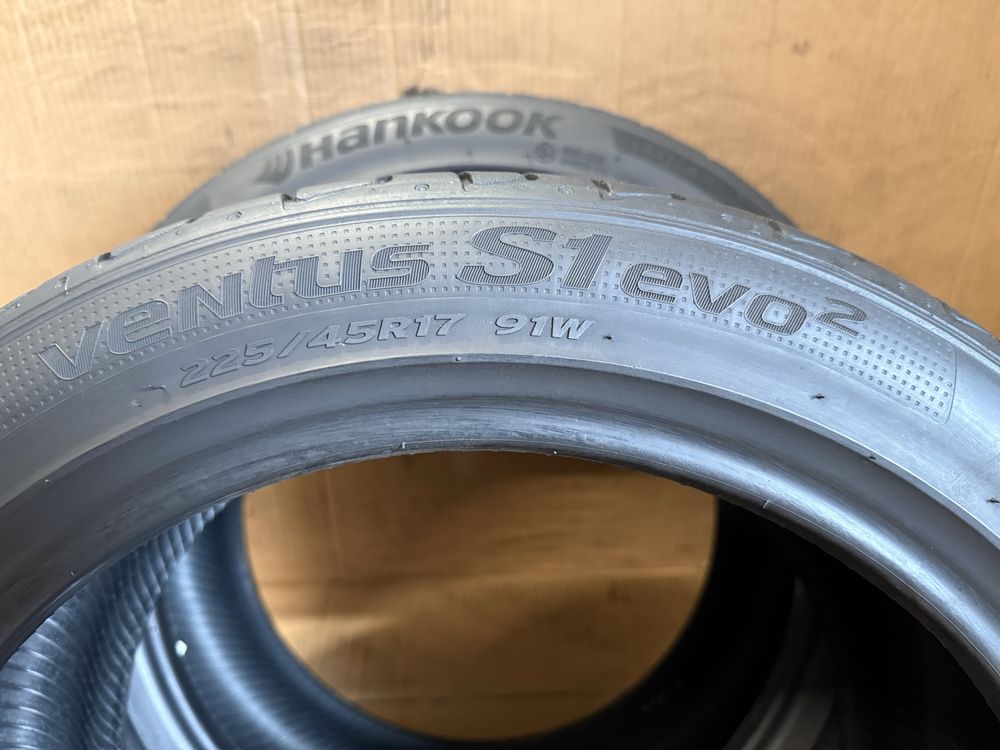2 opony letnie HANKOOK VENTUS S1 evo2 225/45 R17