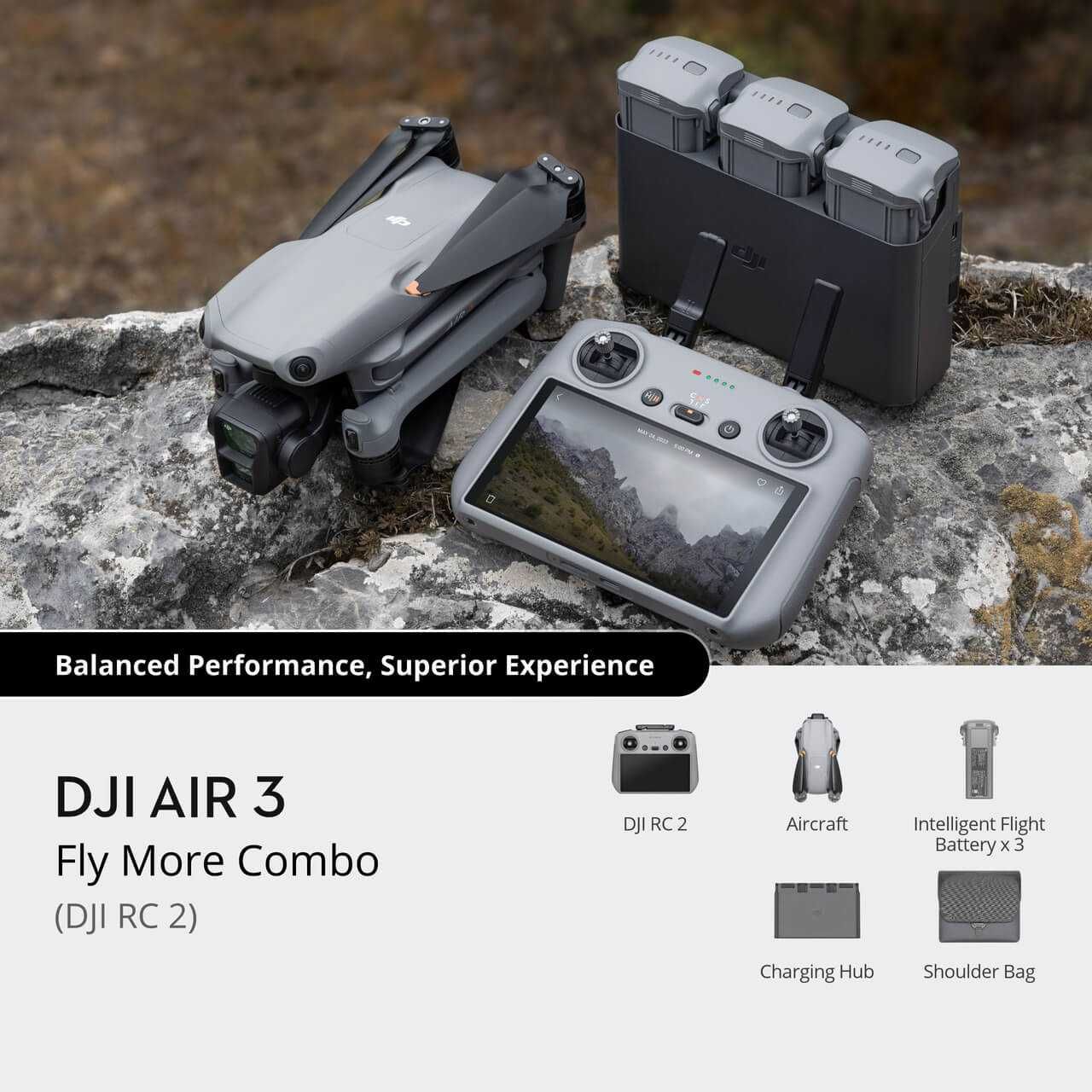 DJI Air 3 NOVO selado. Melhor preço no mercado