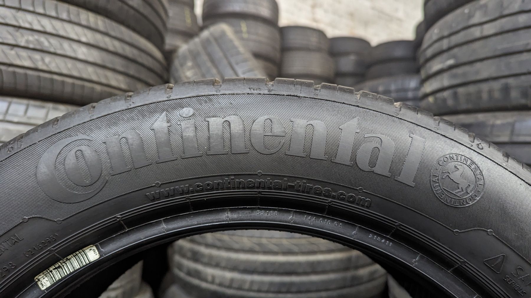 Шина 195/55 R 16 Continental ContiEcoContact 5. Одне колесо Розпаровка