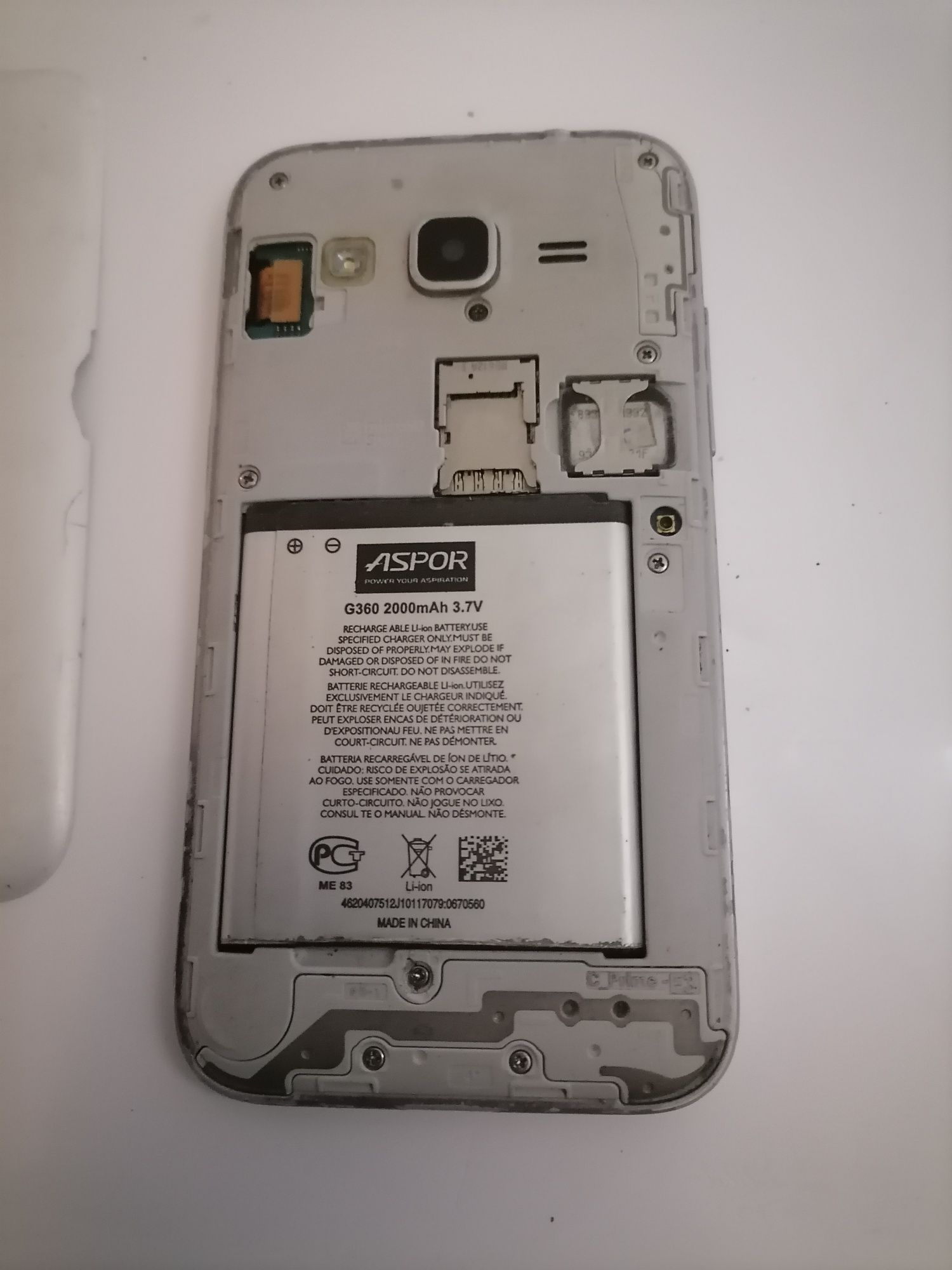 Samsung g361h на запчастини або відновлення