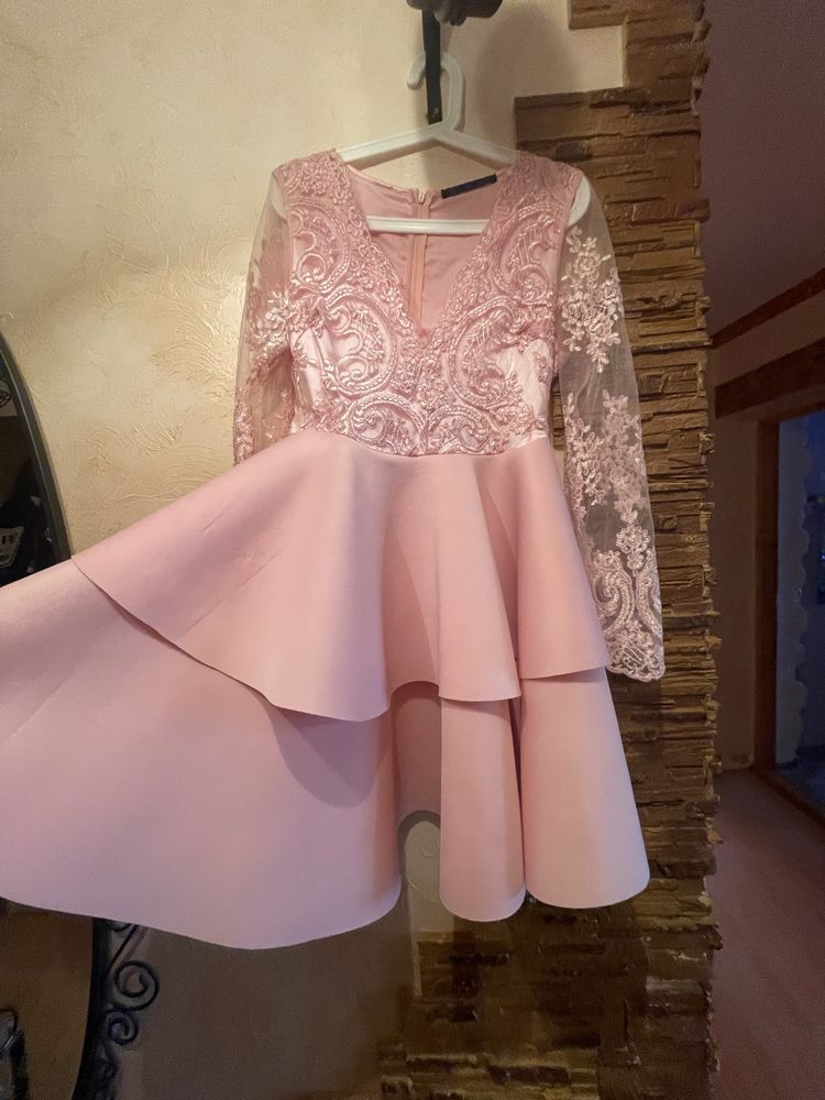 Розкішне пишне випускне плаття сукня babydoll красивого кольору