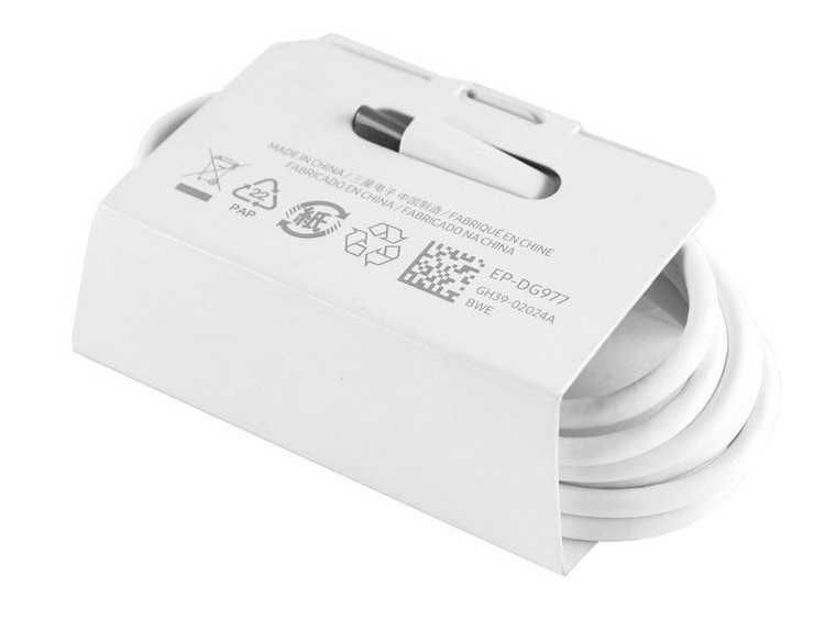 Oryginalny Kabel Samsung 2x USB Typ C 1m biały * Video-Play Wejherowo