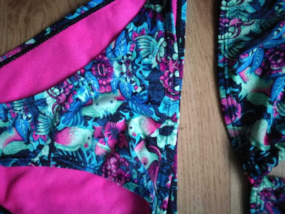 Strój kąpielowy dwuczęściowy bikini S L plażowy wiązany sexi sexy