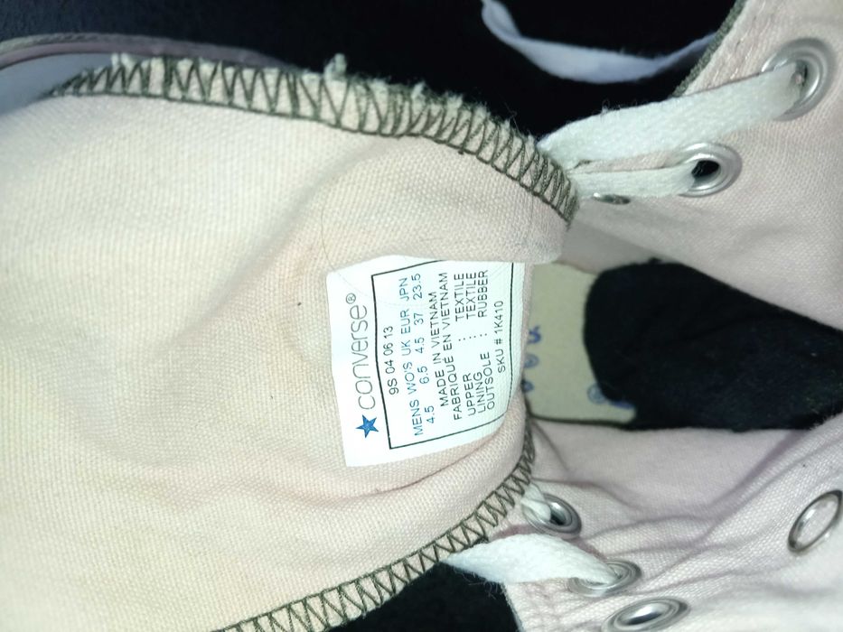 Buty Converse Rozmiar 37 khaki wysokie.